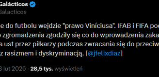 Wchodzi ''PRAWO VINICIUSA''! Oto jego zasady!